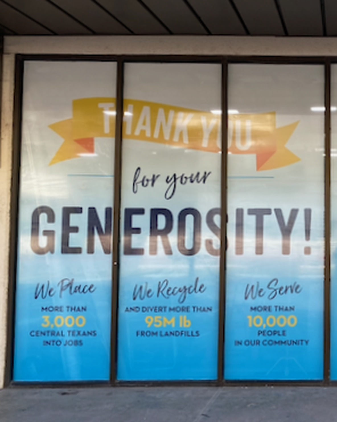 Inspiring Generosity: Goodwill Austin Facade Wrap — Goodwill | Central Texas